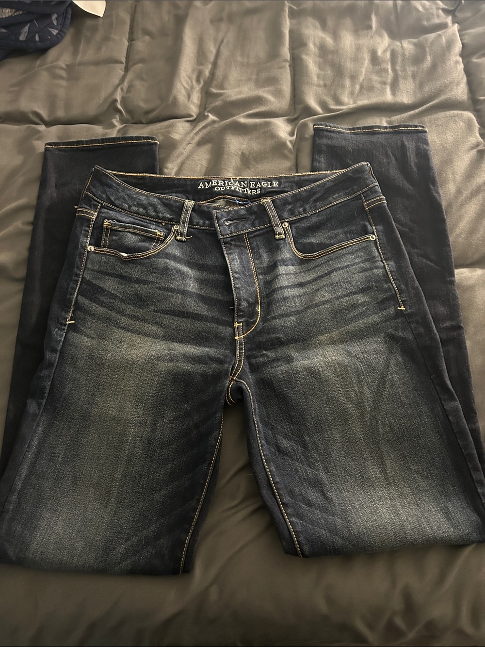 American Eagle Outfitters Dark Indigo Skinny Jeans